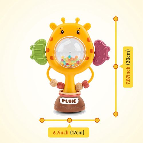 Miniatura 6 de DIDACTICO SONAJERO JIRAFA CON VENTOSA